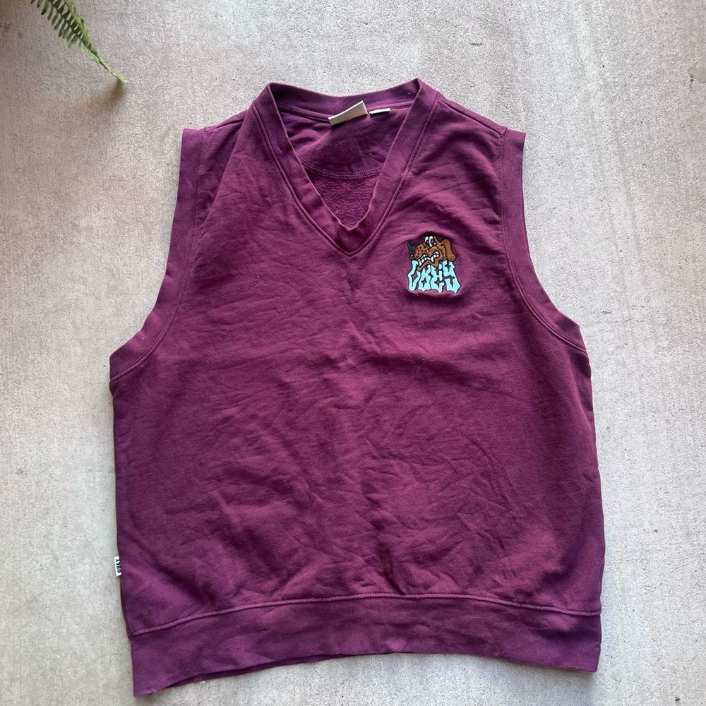 Obey men’s sweatshirt vest